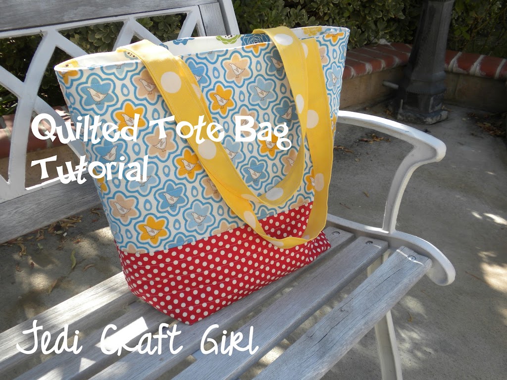 Quilted Tote Bag Tutorial
