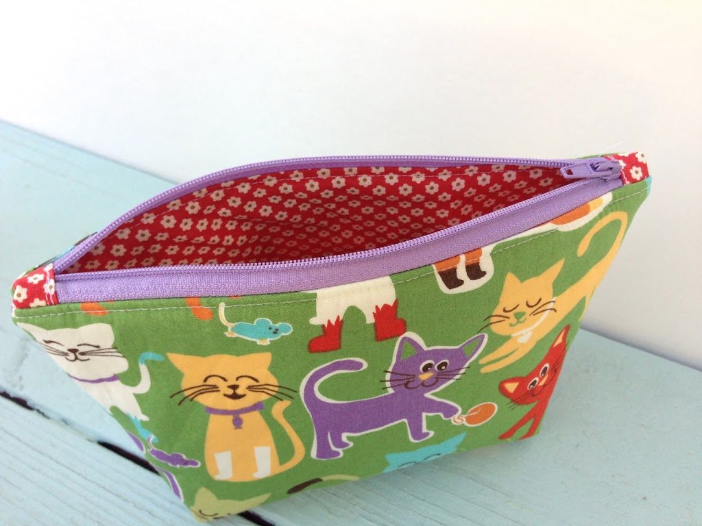 Far And Away Small Zipper Pouch