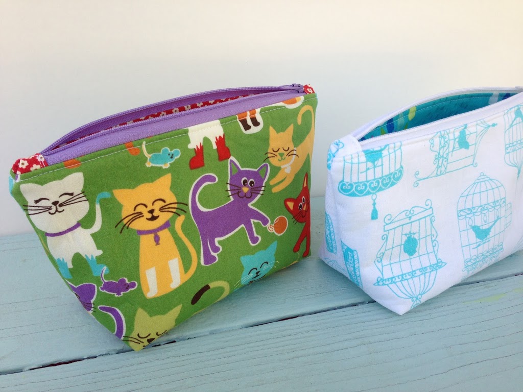 Far And Away Small Zipper Pouch