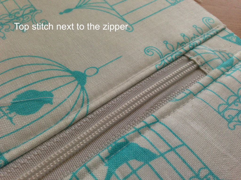 How to Sew A Zipper Bag