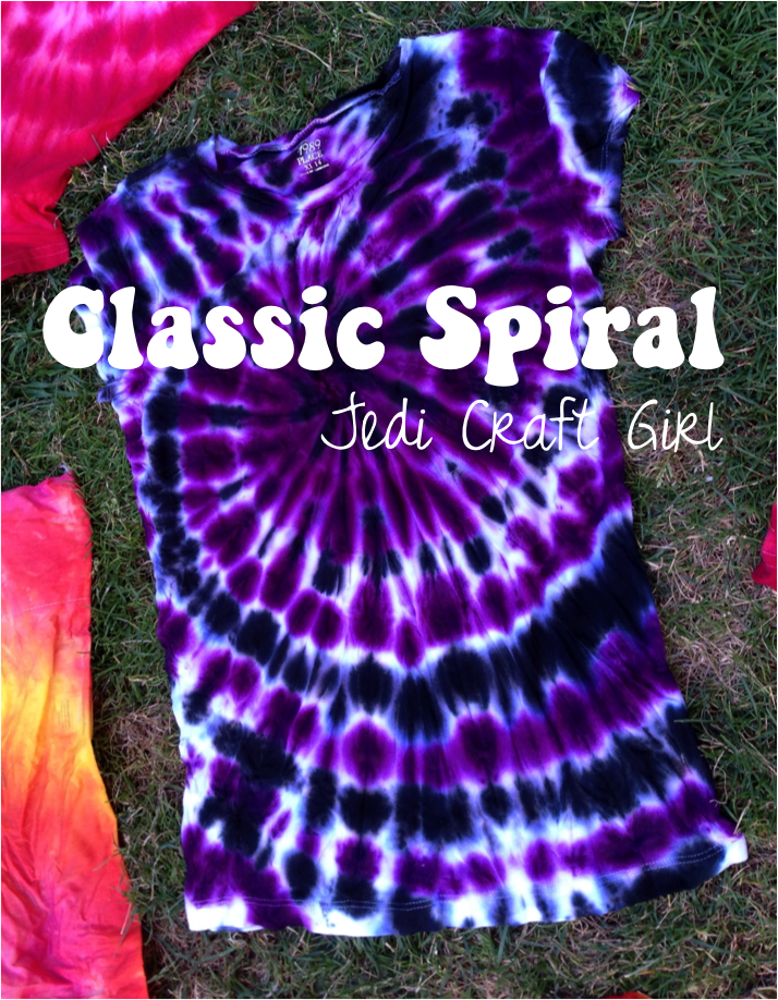 Swirl Tie-Dye Technique