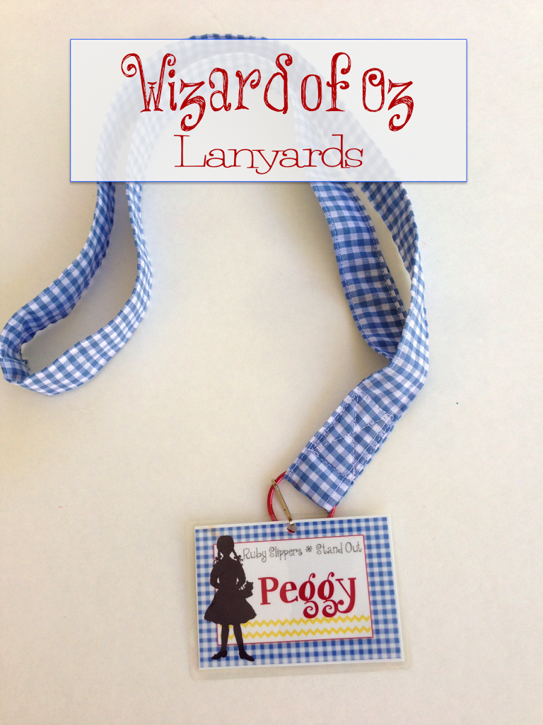 Wizard of Oz Camp Lanyards