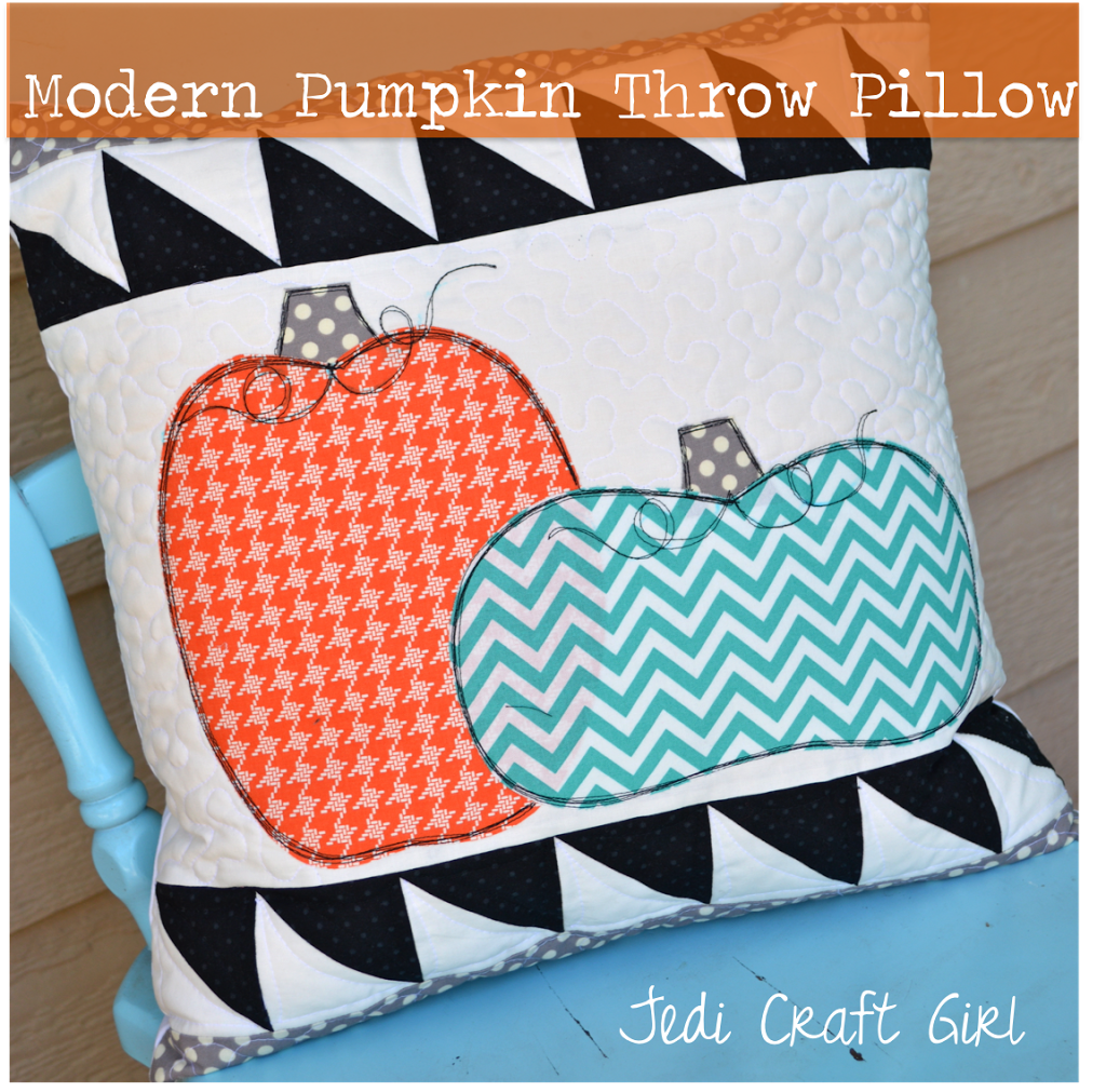 Modern Pumpkin Pillow Tutorial