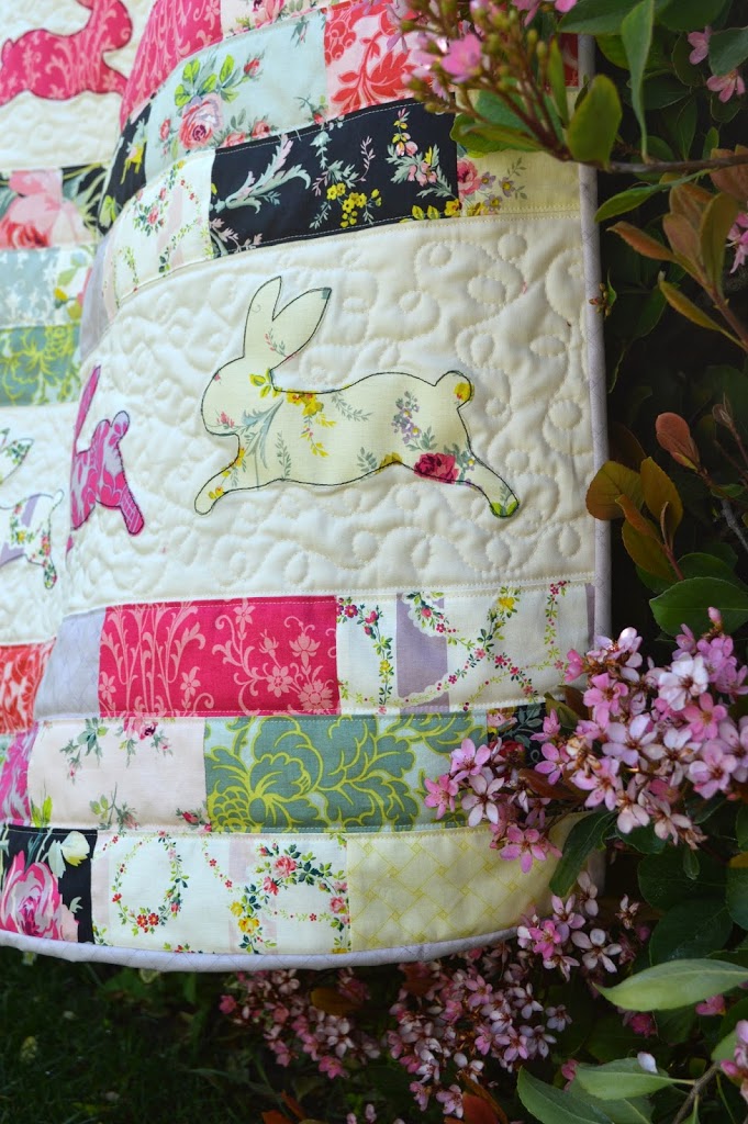 Bricks Baby Quilt Tutorial, quilting