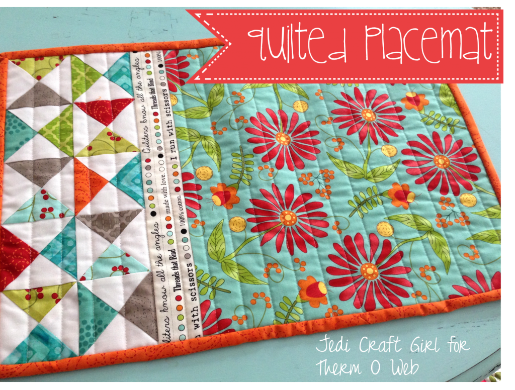 quilted placemat