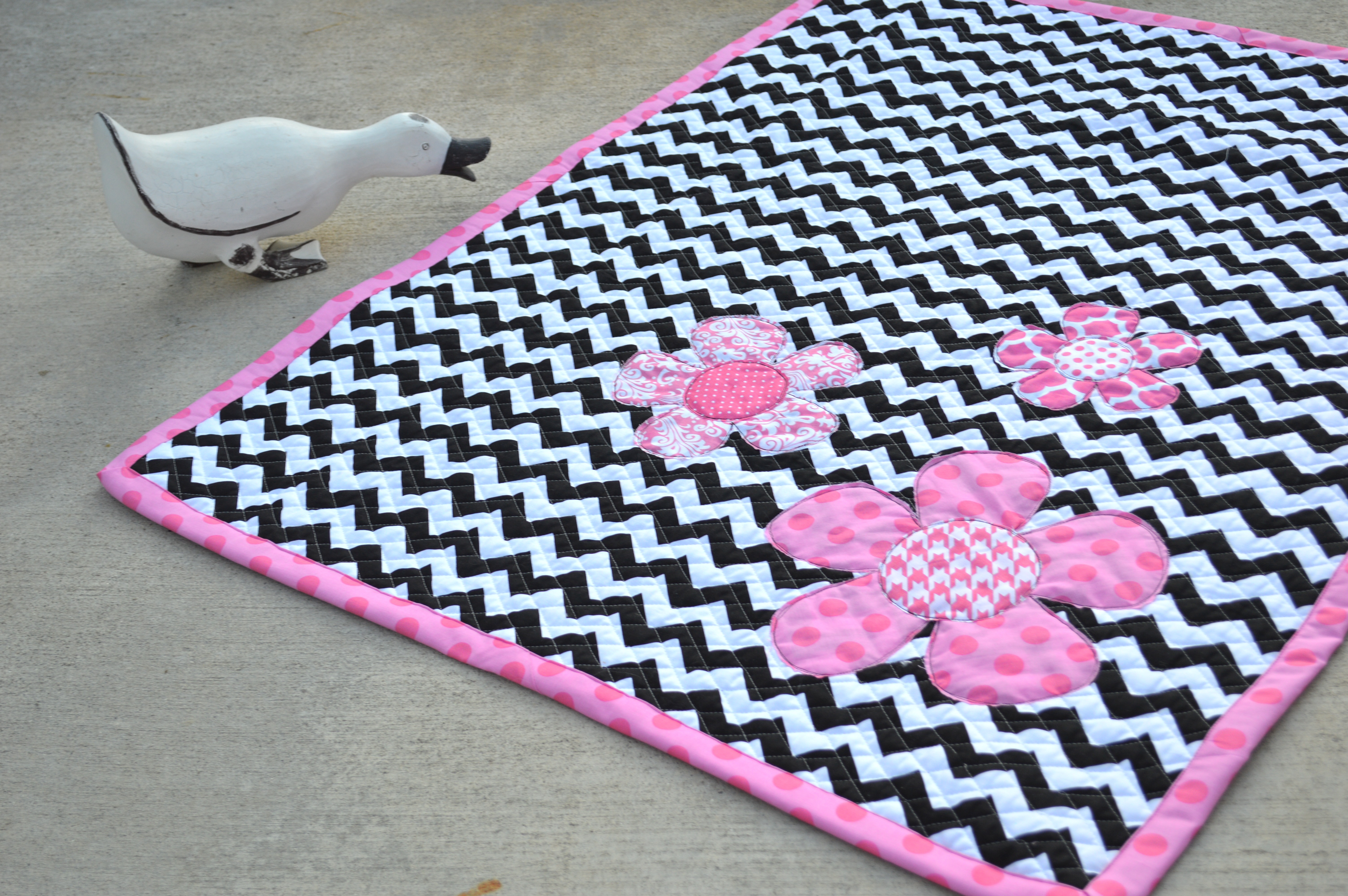 quilted baby mat