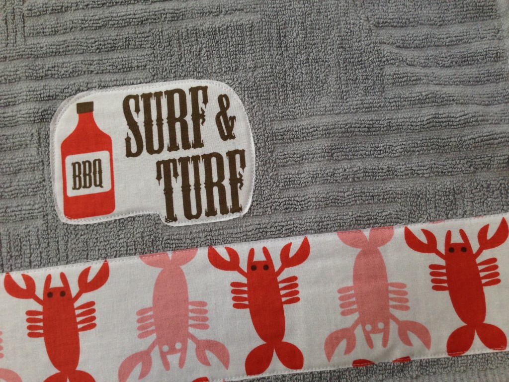 surf and turf bbq towel tutorial father's day_3