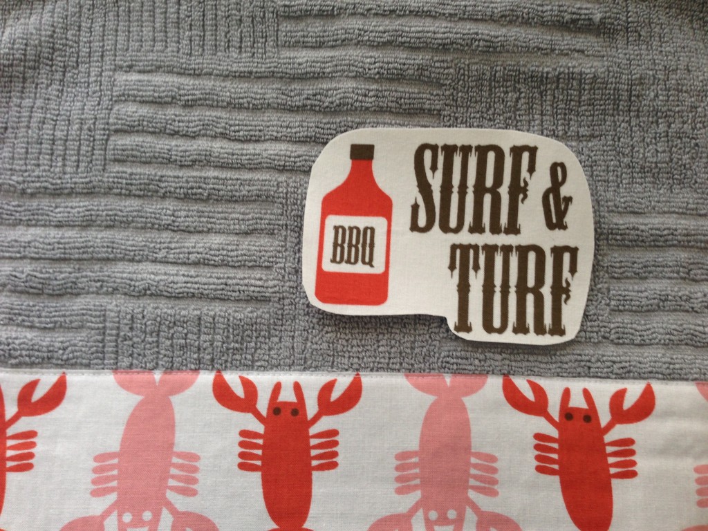 surf and turf bbq towel tutorial father's day_4