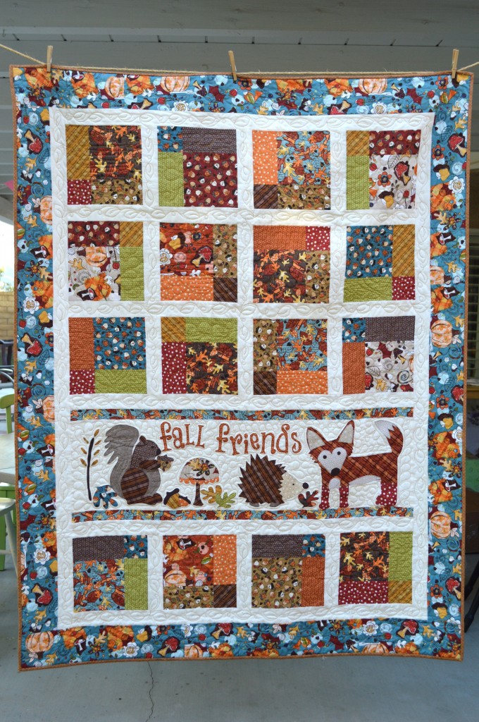 Fall Friends Applique Quilt_3