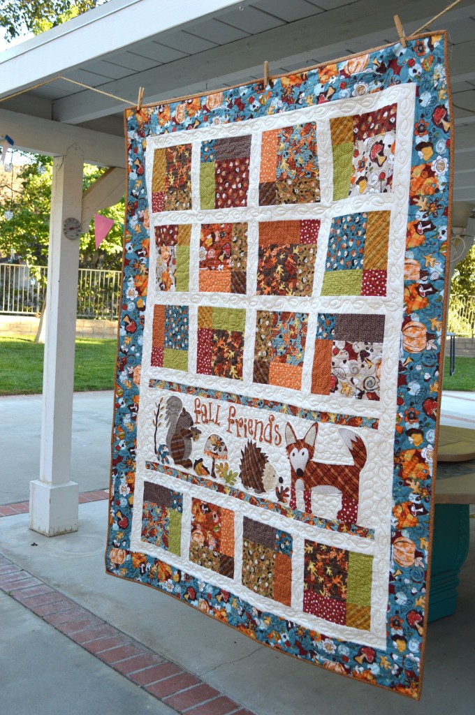 Fall Friends Applique Quilt_4