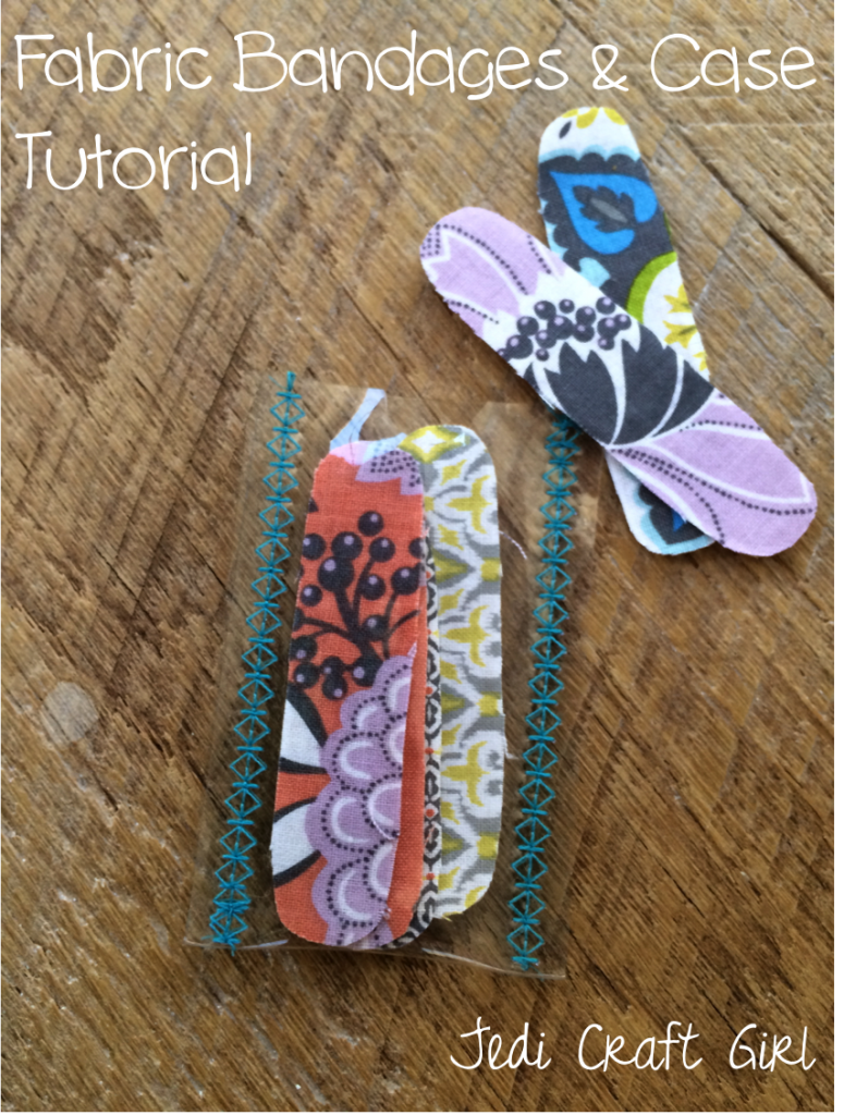 fabric bandages and case tutorial