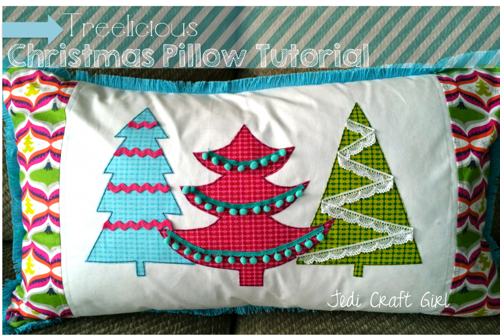 treelicious applique pillow tutorial