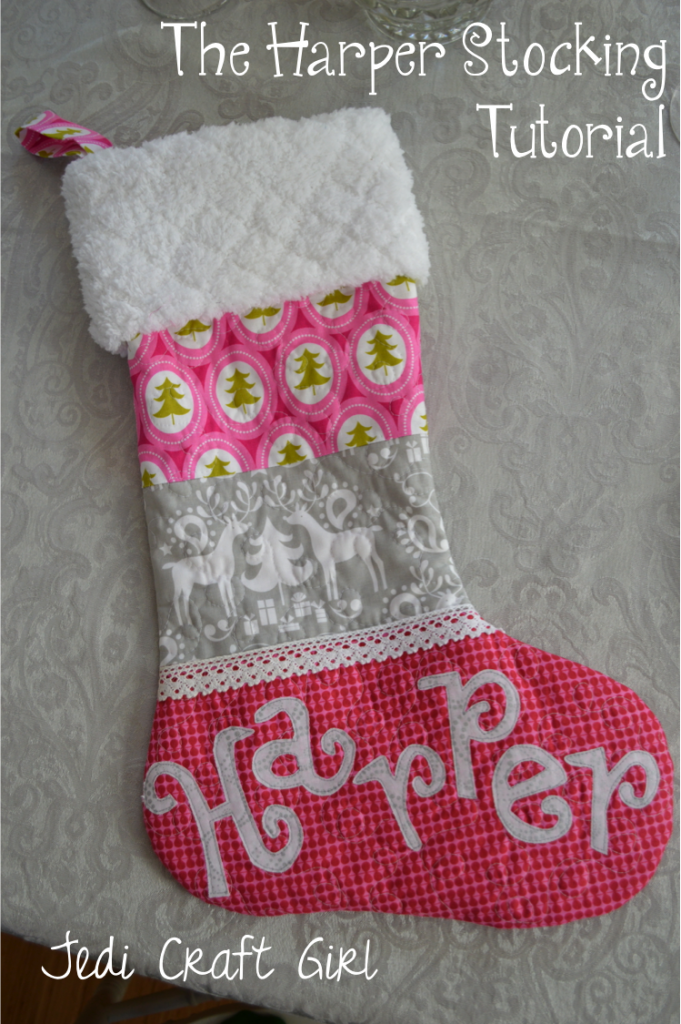 christmas stocking quilted
