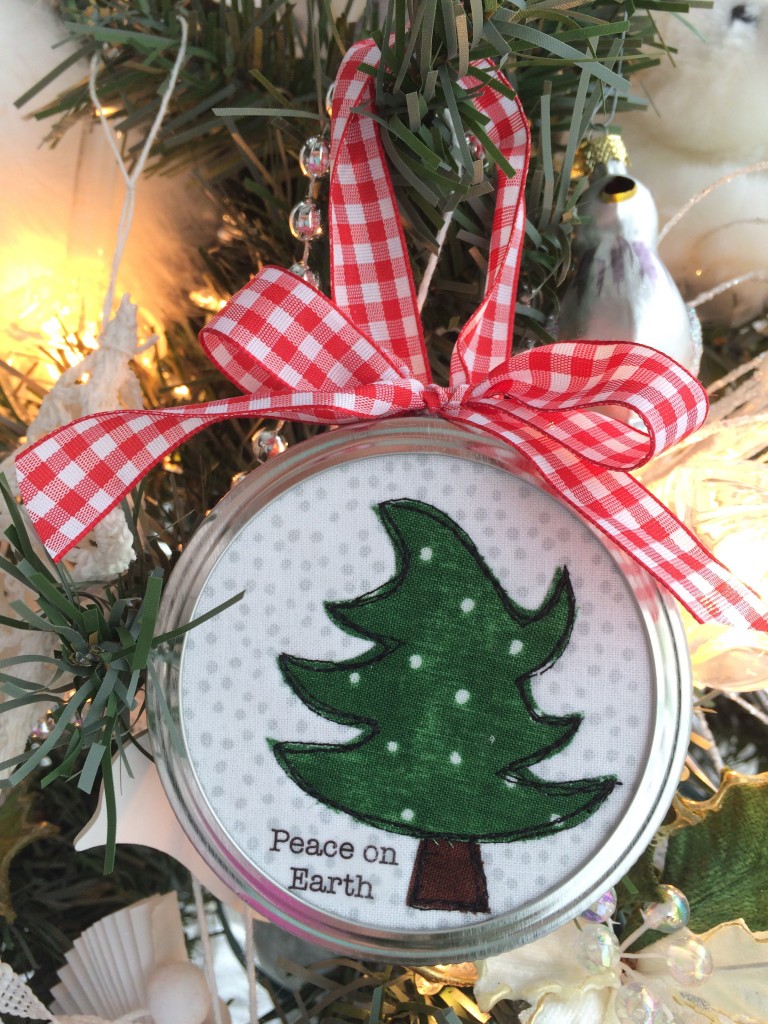 christmas tree applique ornament 7