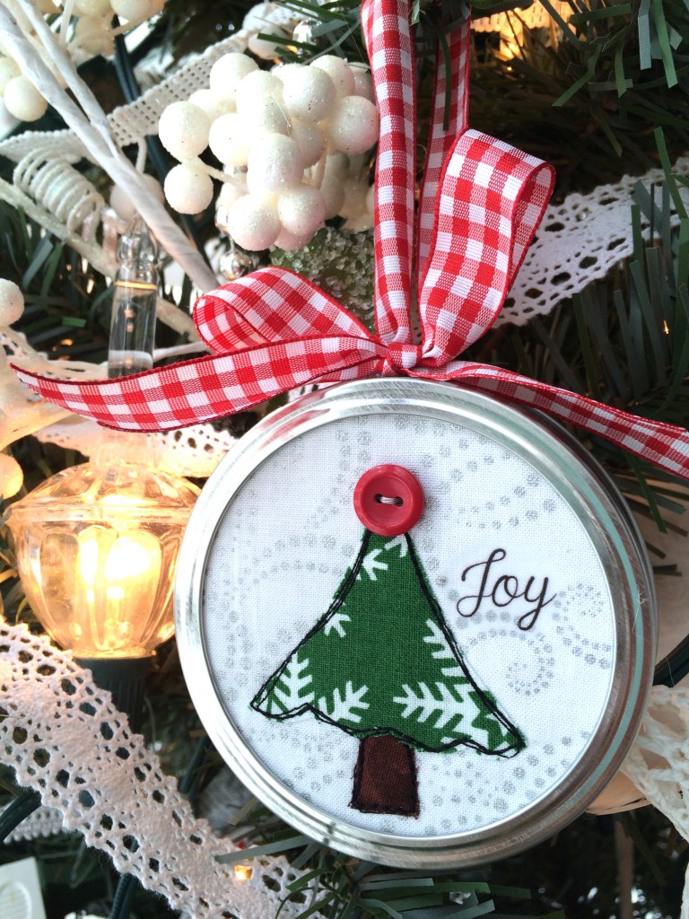 christmas tree applique ornament 9