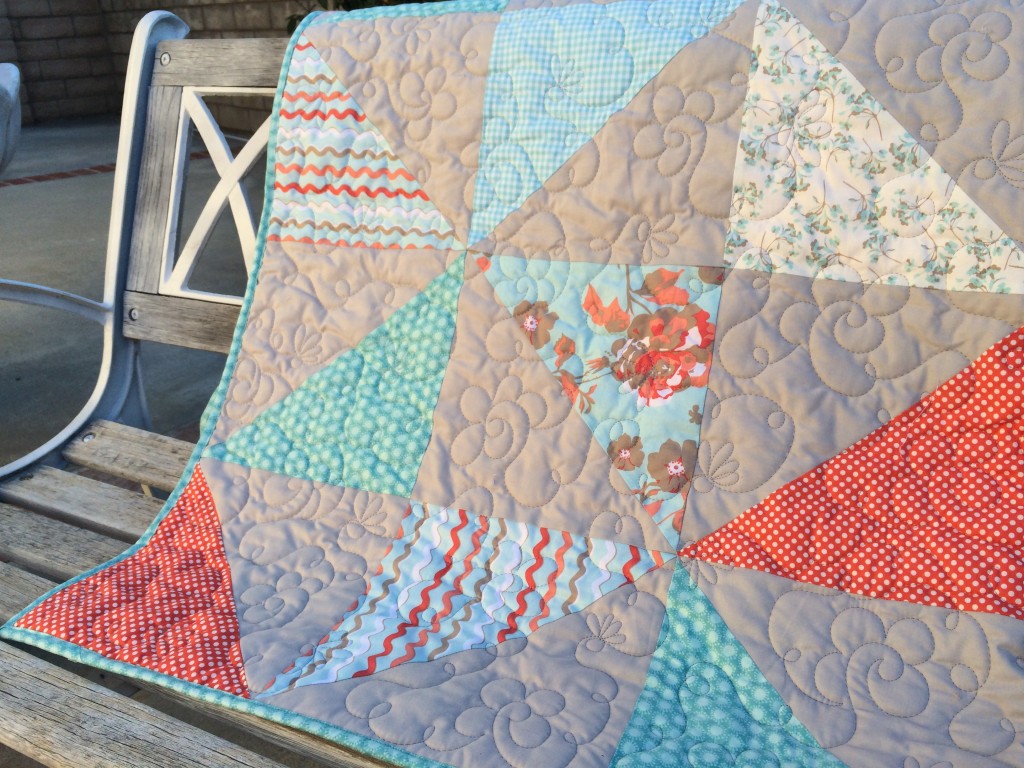 half square triangle quilt