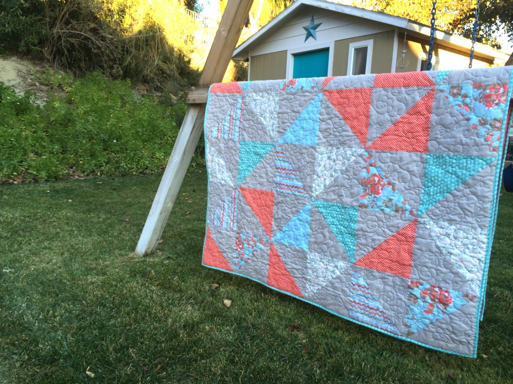 half square triangle quilt 5