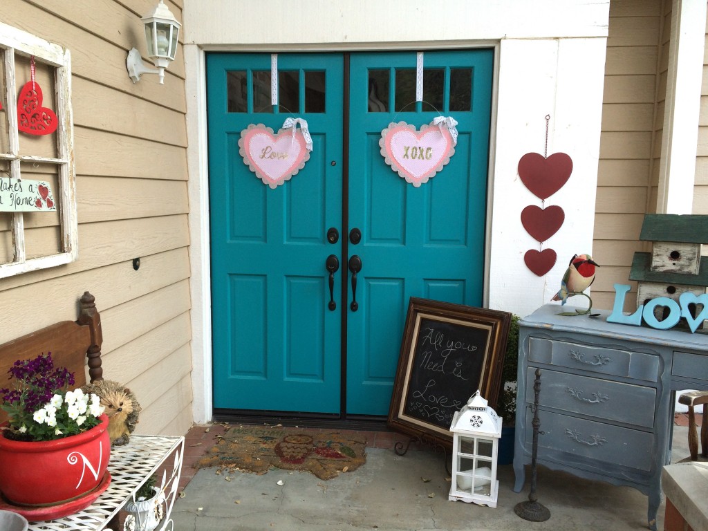 valentine front porch