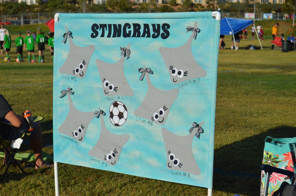 soccer banner diy