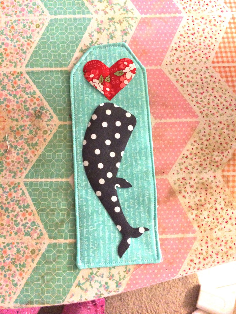 sizzix whale bookmark 6