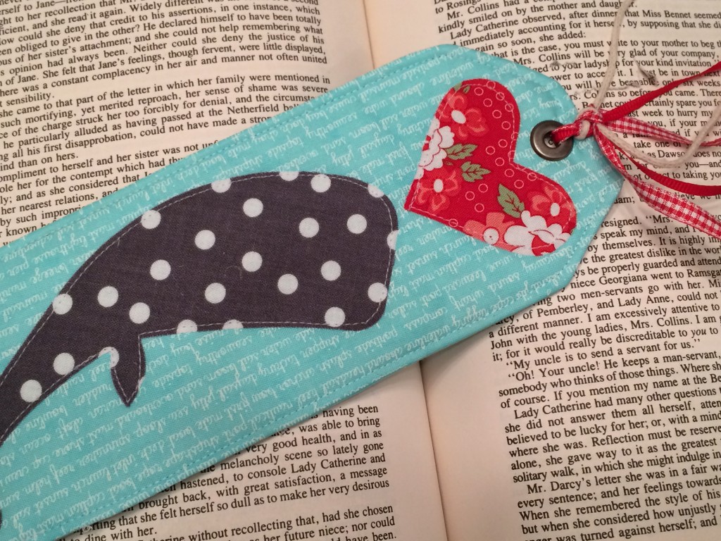 sizzix whale bookmark 8