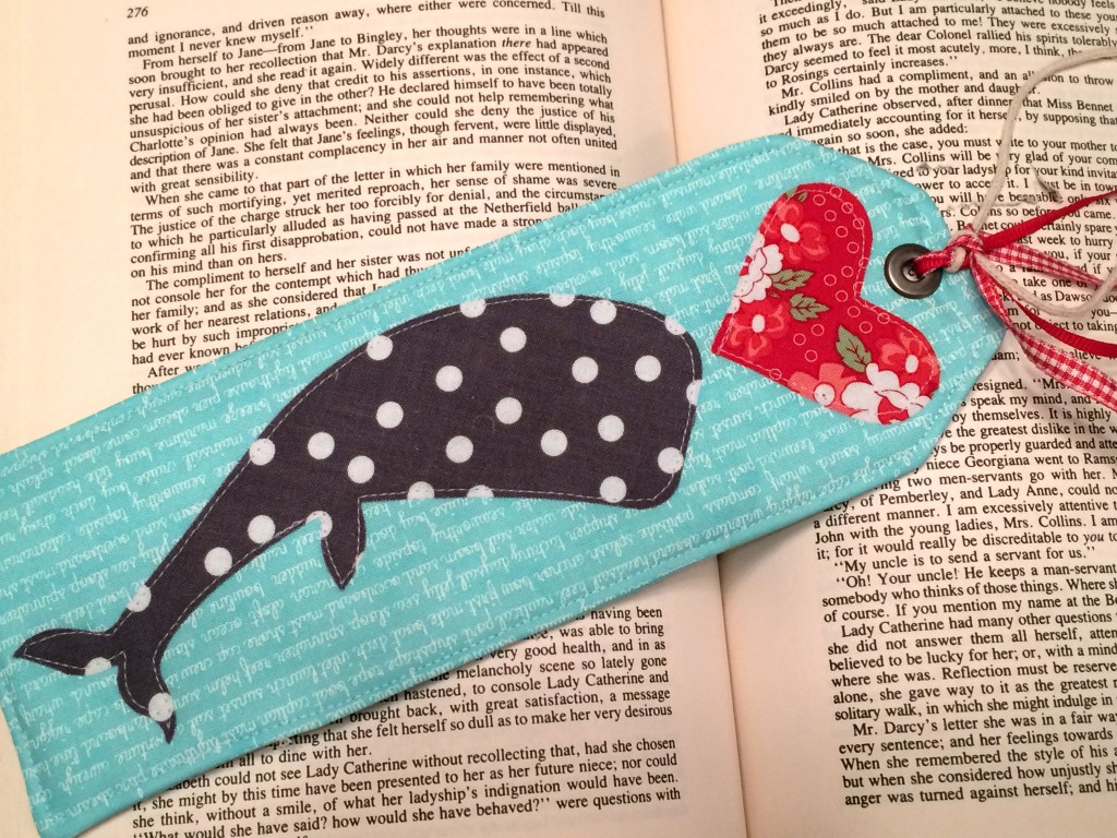 sizzix whale bookmark 9