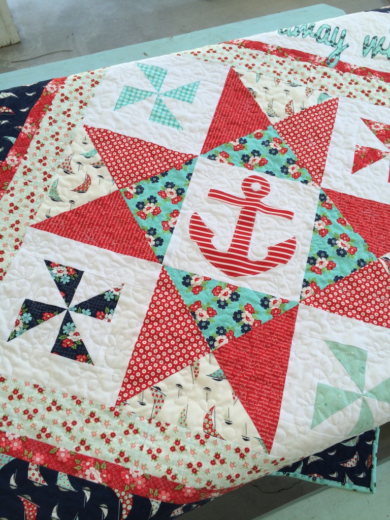 day sail nautical quilt