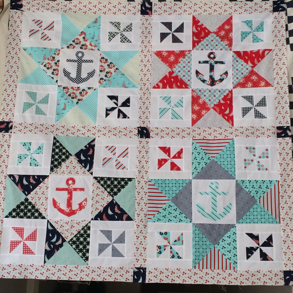 day sail nautical quilt