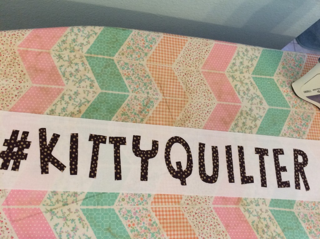 kitty quilter mini quilt 13
