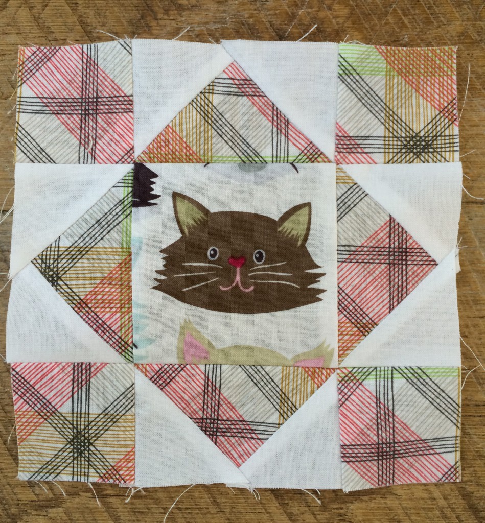 kitty quilter mini quilt 7