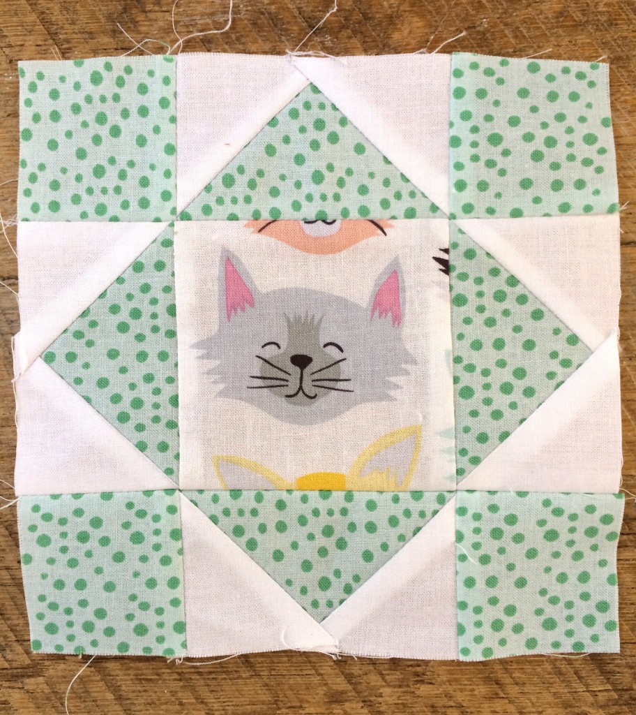 kitty quilter mini quilt 8