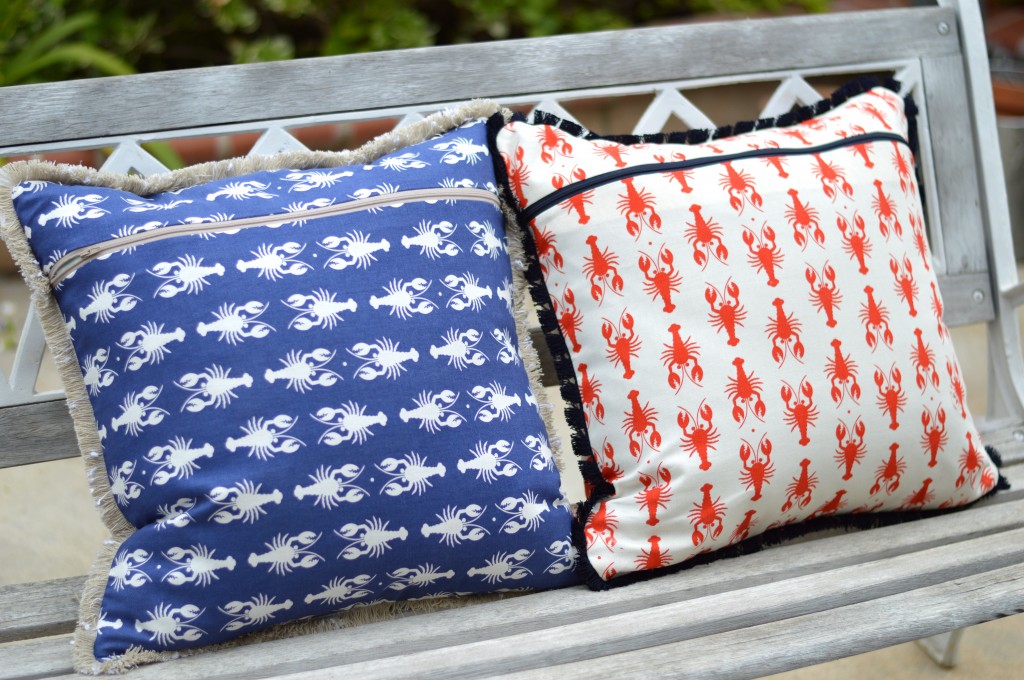 lobster pillow riley blake designs