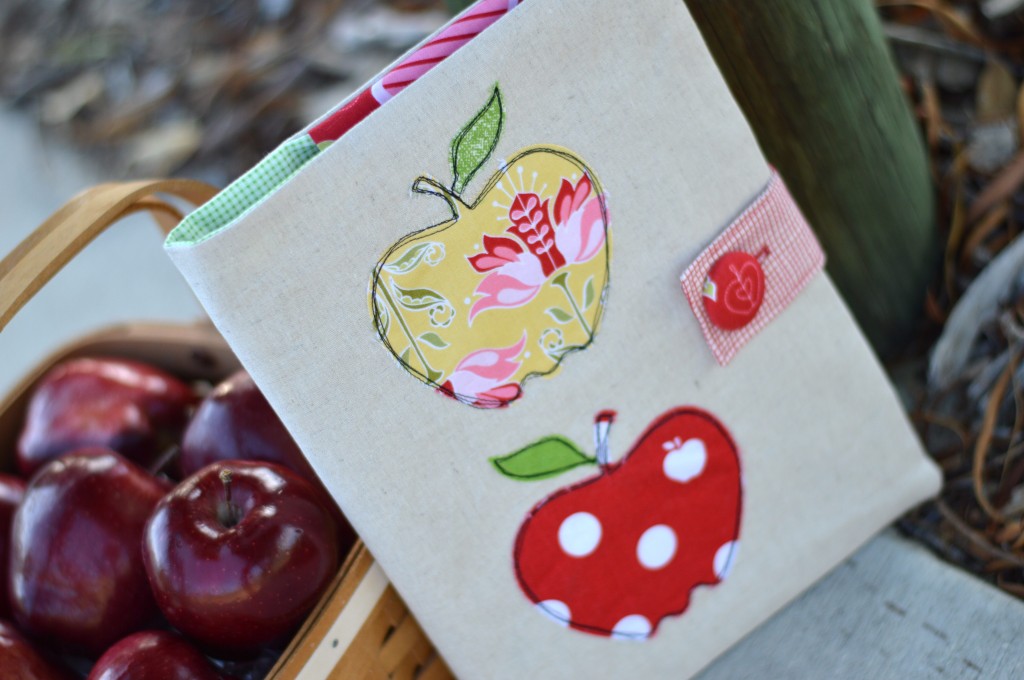 apple applique composition book 7