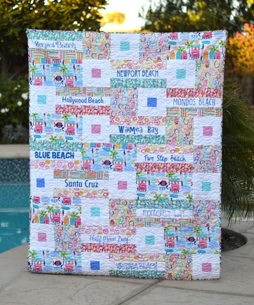 my favorite beach quilt blend fabrics 108