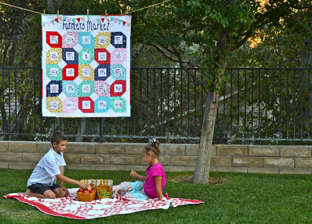 farmers market quilt vintage market 7