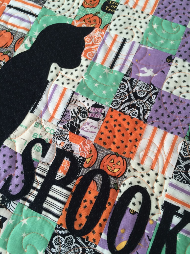 spooky mini quilt 2