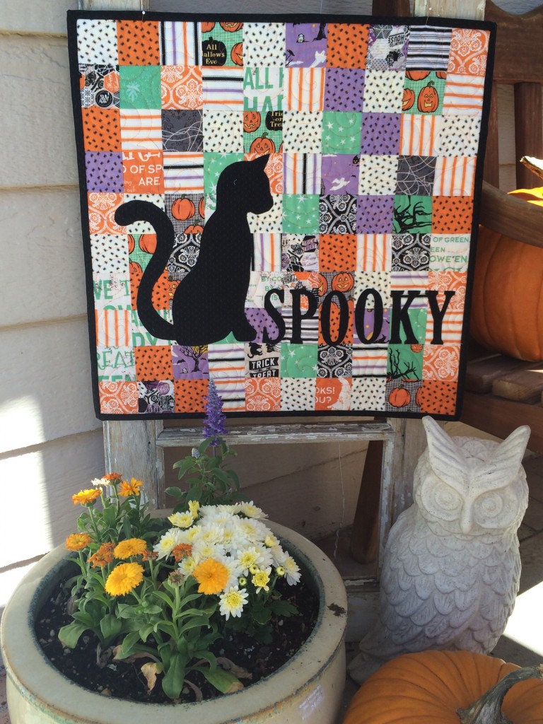 spooky mini quilt 4