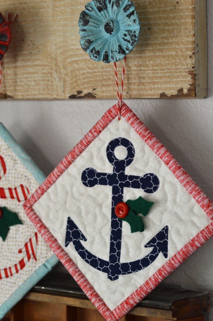 sizzix anchor ornament. 2