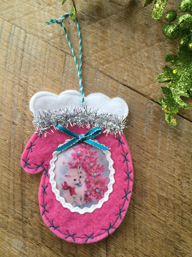 vintage cat ornament 9