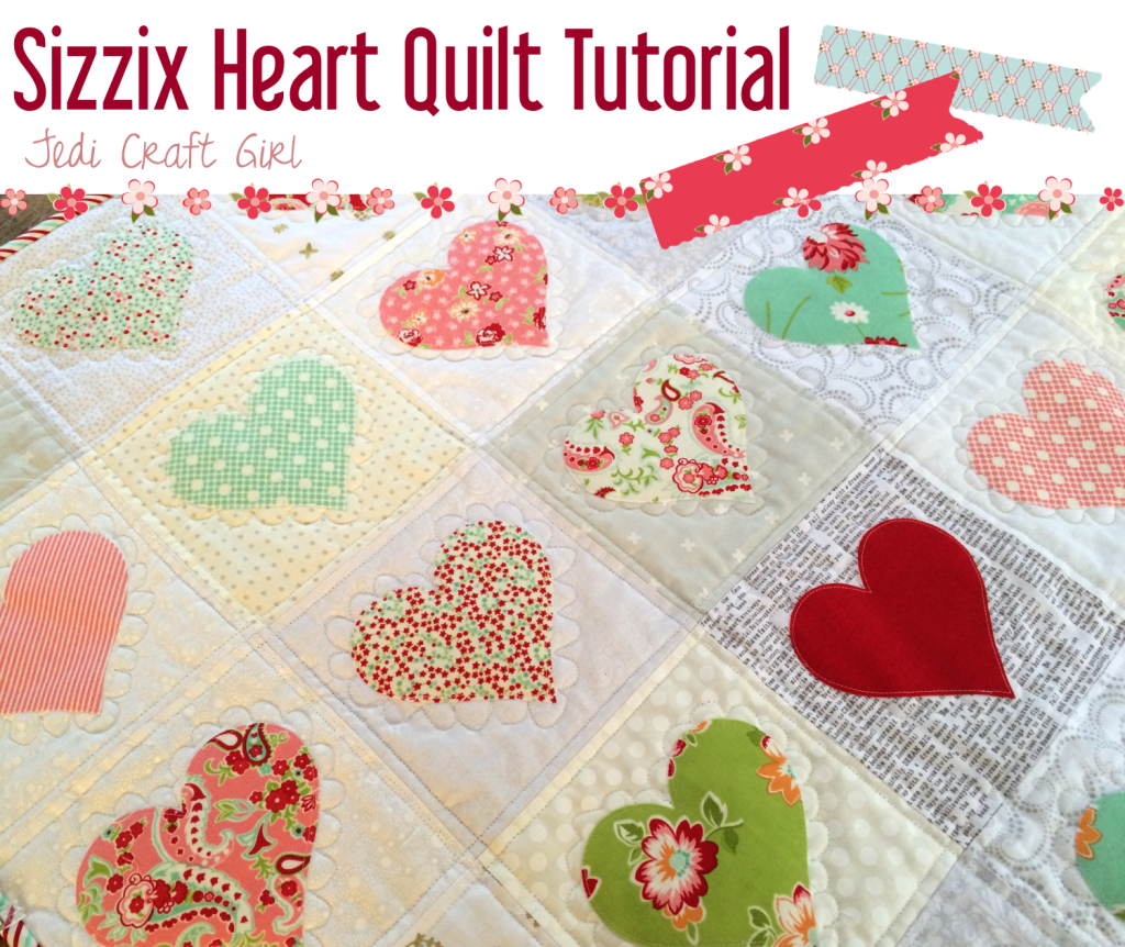 sizzix heart quilt