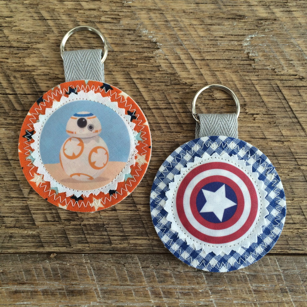 sizzix fabric keychain 10