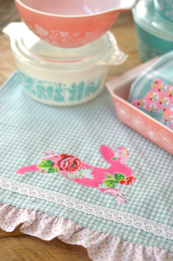 sizzix bunny towel 3