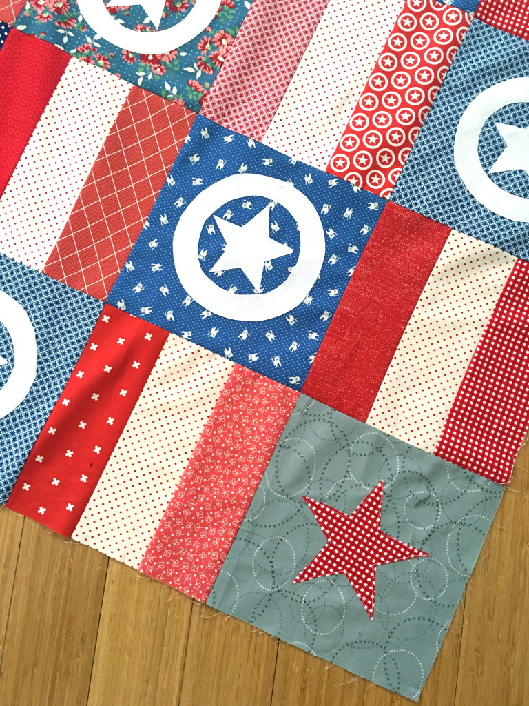 captain america quilt 13