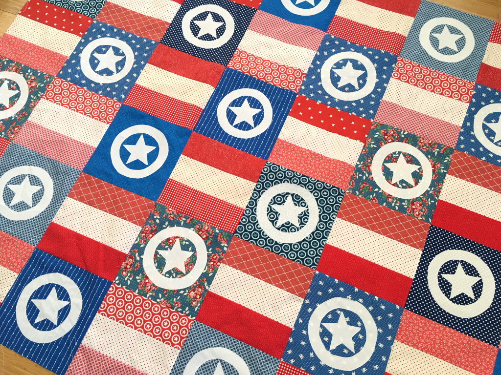 captain america quilt 19