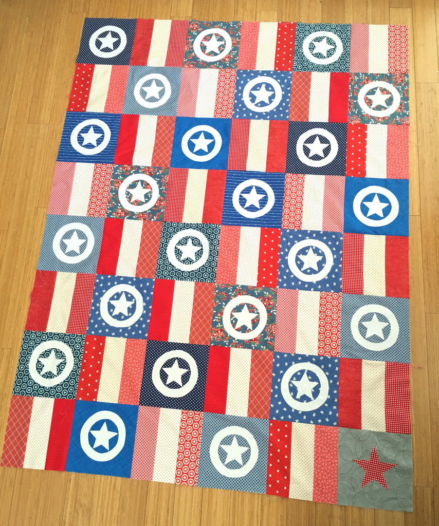 captain america quilt 20