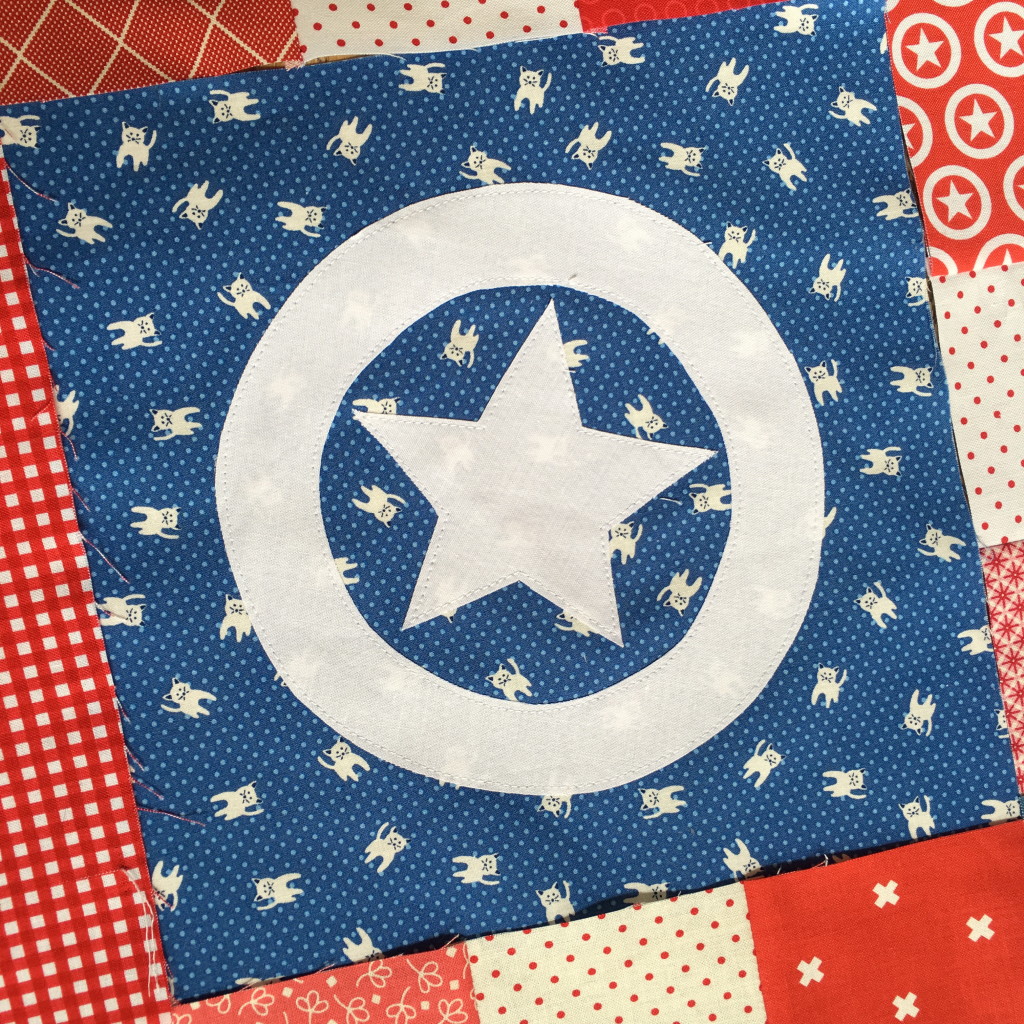 captain america quilt 8