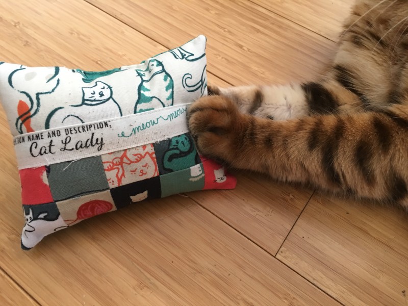 cat lady catnip pillow 5