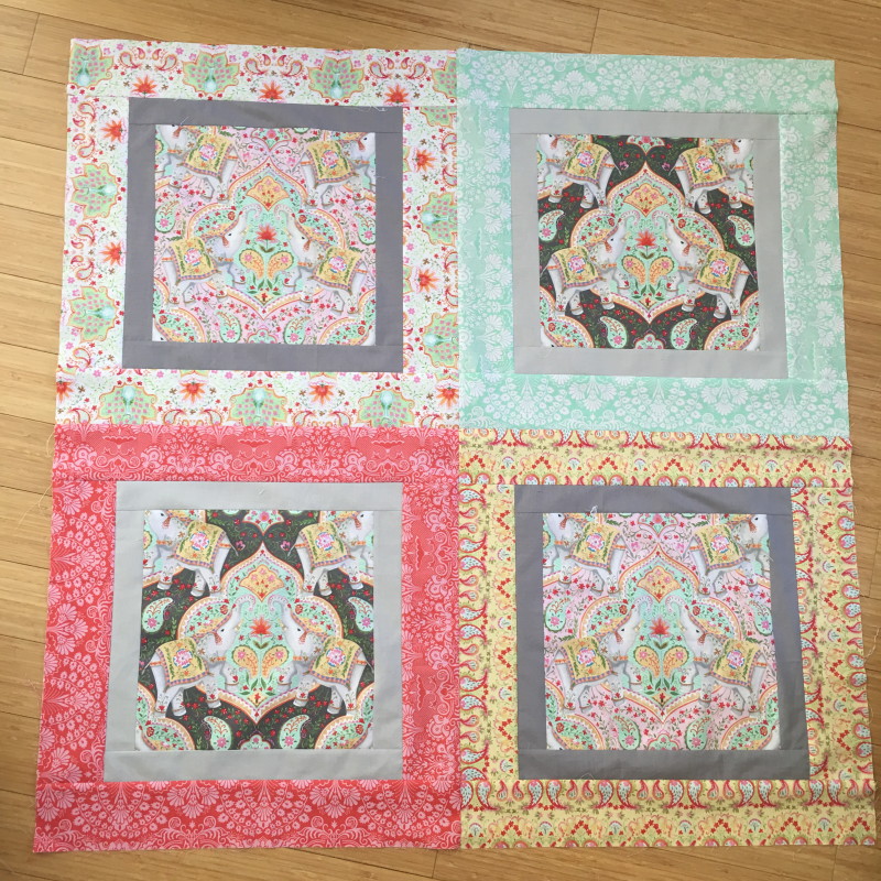Big Print Baby Quilt Free Quilt Pattern