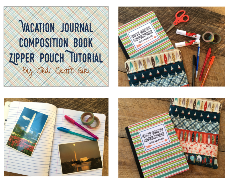 comp book zipper pouch