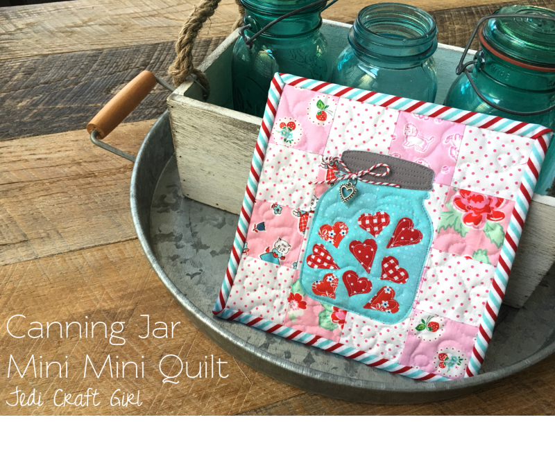 jar mini quilt